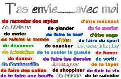 de quoi ta en vie avc moi??????